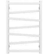 Сушка для рушників водяна Deffi Alpha П7 500х800 нижнє підключення білий A.AL.80.50.7.W.A