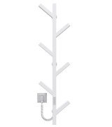 Електрична сушарка для рушників Deffi Kir П6 1000 ліве підключення WD04 білий A.KR.100.6.E.W.U.4