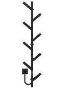 Электрический полотенцесушитель Deffi Kir П8 1200 JD04 нержавеющая сталь черный A.KR.120.8.E.B.U.2