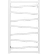 Полотенцесушитель водяной Deffi Alpha П9 500х900 боковое левое подключение белый A.AL.90.50.9.W.B