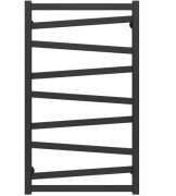 Сушка для рушників водяна Deffi Alpha П9 500х900 бічне ліве підключення чорний A.AL.90.50.9.B.B