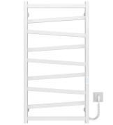 Електрична сушарка для рушників Deffi Alpha П9 500х1000 праве підключення WD04 білий A.AL.100.50.9.E.W.R.4