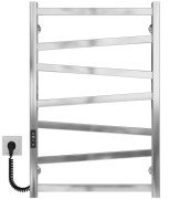 Електрична сушарка для рушників Deffi Alpha П7 500х800 ліве підключення JD04 хром A.AL.80.50.7.E.C.L.2