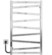 Електрична сушарка для рушників Deffi Alpha П9 500х900 ліве підключення JD04 хром A.AL.90.50.9.E.C.L.2