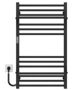 Электрический полотенцесушитель Deffi Sigma П14 500х900 левое подключение JD04 черный A.SI.90.50.14.E.B.L.2