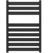 Сушка для рушників водяна Deffi Victoria П9 500х800 нижнє підключення чорний A.VI.80.50.9.B.A