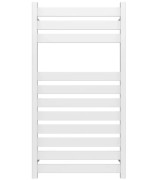 Полотенцесушитель водяной Deffi Victoria П9 500х800 нижнее подключение белый A.VI.100.50.11.W.A