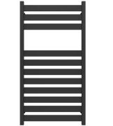 Сушка для рушників водяна Deffi Victoria П11 500х1000 бічне ліве підключення чорний A.VI.100.50.11.B.B