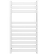 Полотенцесушитель водяной Deffi Victoria П11 500х1000 боковое правое подключение белый A.VI.100.50.11.W.C