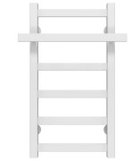 Полотенцесушитель водяной Deffi Nicolе П6 300х600 нижнее подключение белый A.NI.60.30.6.W.A