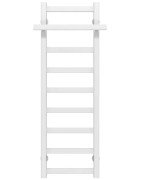 Сушка для рушників водяна Deffi Nicolе П9 300х1000 бічне ліве підключення білий A.NI.100.30.9.W.B