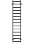 Полотенцесушитель водяной Deffi Nicolе П14 300х1600 нижнее подключение черный A.NI.160.30.14.B.A