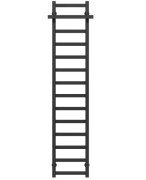 Сушка для рушників водяна Deffi Nicolе П14 300х1600 нижнє підключення чорний A.NI.160.30.14.B.A