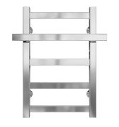 Полотенцесушитель водяной Deffi Nicolе П5 400х500 боковое правое подключение хром A.NI.50.40.5.C.C