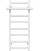 Сушка для рушників водяна Deffi Nicolе П8 400х800 бічне праве підключення білий A.NI.80.40.8.W.C