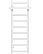 Сушка для рушників водяна Deffi Nicolе П9 400х1000 нижнє підключення білий A.NI.100.40.9.W.A