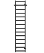 Сушка для рушників водяна Deffi Nicolе П14 400х1600 бічне праве підключення чорний A.NI.160.40.14.B.C