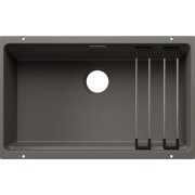 Мийка для кухні прямокутна Blanco ETAGON 700-U SILGRANIT PuraDur вулканічний сірий 527763