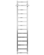 Сушка для рушників водяна Deffi Nicolе П14 400х1600 бічне ліве підключення хром A.NI.160.40.14.C.B