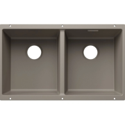 Мойка для кухни прямоугольная Blanco SUBLINE 350/350-U SILGRANIT PuraDur серый беж 527833