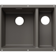 Мийка для кухні прямокутна Blanco SUBLINE 340/160-U SILGRANIT PuraDur вулканічний сірий 527819