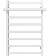 Полотенцесушитель водяной Deffi Nicolе П8 500х800 нижнее подключение белый A.NI.80.50.8.W.A