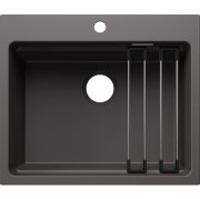 Мойка для кухни прямоугольная Blanco ETAGON 6 SILGRANIT PuraDur темная скала 527750