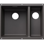 Мойка для кухни прямоугольная Blanco SUBLINE 340/160-U SILGRANIT PuraDur темная скала 527822