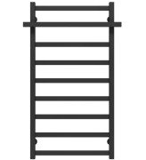 Сушка для рушників водяна Deffi Nicolе П9 500х1000 бічне праве підключення чорний A.NI.100.50.9.B.C