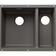 Мойка для кухни прямоугольная Blanco SUBLINE 340/160-U SILGRANIT PuraDur вулканический серый 527819