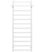 Сушка для рушників водяна Deffi Nicolе П12 500х1400 бічне ліве підключення білий A.NI.140.50.12.W.B