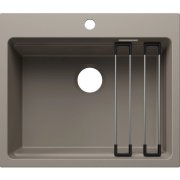 Мойка для кухни прямоугольная Blanco ETAGON 6 SILGRANIT PuraDur серый беж 527753