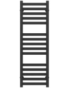 Полотенцесушитель водяной Deffi Magnus П15 200х1000 нижнее подключение черный A.MA.100.20.15.B.A