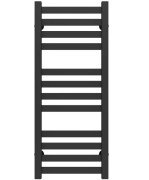 Сушка для рушників водяна Deffi Magnus П12 200х800 бічне праве підключення чорний A.MA.80.20.12.B.C