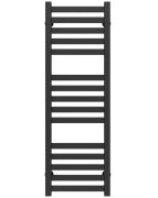 Сушка для рушників водяна Deffi Magnus П15 200х1000 нижнє підключення чорний A.MA.100.20.15.B.A