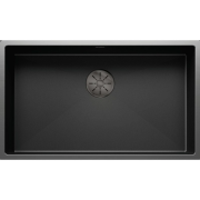 Мойка для кухни прямоугольная Blanco CLARON 700-U Dark Steel Edition 527835