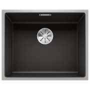 Мийка для кухні прямокутна Blanco SUBLINE 500-IF SteelFrame SILGRANIT PuraDur чорний 525997