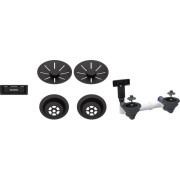 Відвідна арматура Blanco InFino® для двох чаш нержавіюча сталь чорний матовий 207438