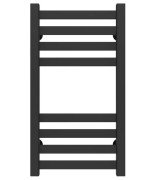 Сушка для рушників водяна Deffi Magnus П8 400х600 нижнє підключення чорний A.MA.60.40.8.B.A