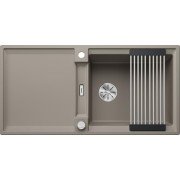 Мойка для кухни прямоугольная Blanco ADIRA XL 6 S SILGRANIT серый беж 527623