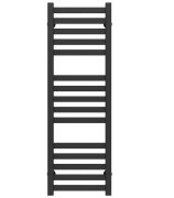 Сушка для рушників водяна Deffi Magnus П15 400х1000 нижнє підключення чорний A.MA.100.40.15.B.A