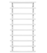 Сушка для рушників водяна Deffi Lotos П10 400х1200 нижнє підключення білий A.LO.120.40.10.W.A