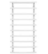 Сушка для рушників водяна Deffi Lotos П10 400х1200 нижнє підключення білий A.LO.120.40.10.W.A