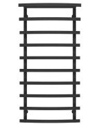 Сушка для рушників водяна Deffi Lotos П10 400х1200 бічне праве підключення чорний A.LO.120.40.10.B.C