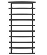 Сушка для рушників водяна Deffi Lotos П10 500х1200 бічне ліве підключення чорний A.LO.120.50.10.B.B