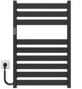 Электрический полотенцесушитель Deffi Victoria П9 500х800 левое подключение JD04 черный A.VI.80.50.9.E.B.L.2