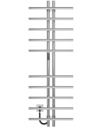 Електрична сушарка для рушників Deffi Gray П10 60х1450 ліве підключення JD03 хром A.GY.145.6.10.E.C.L.1