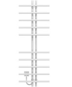 Електрична сушарка для рушників Deffi Gray П10 60х1450 ліве підключення WD03 білий A.GY.145.6.10.E.W.L.3