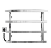 Електрична сушарка для рушників Deffi Lotos П4 400х500 ліве підключення JD04 хром A.LO.50.40.4.E.C.L.2