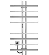 Електрична сушарка для рушників Deffi Gray П8 60х1000 ліве підключення JD03 хром A.GY.100.6.8.E.C.L.1